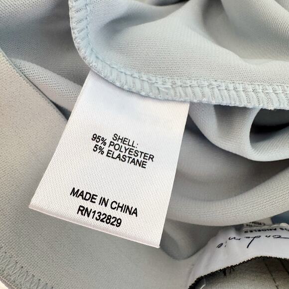 L'Academie Chance Light Blue Pull-On Flare Pants Stretchy Jersey Size Small - Picture 7 of 7